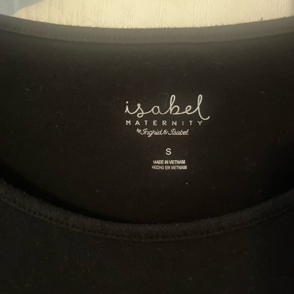 Black Bodycon Maternity Dress - Picture 2 of 2